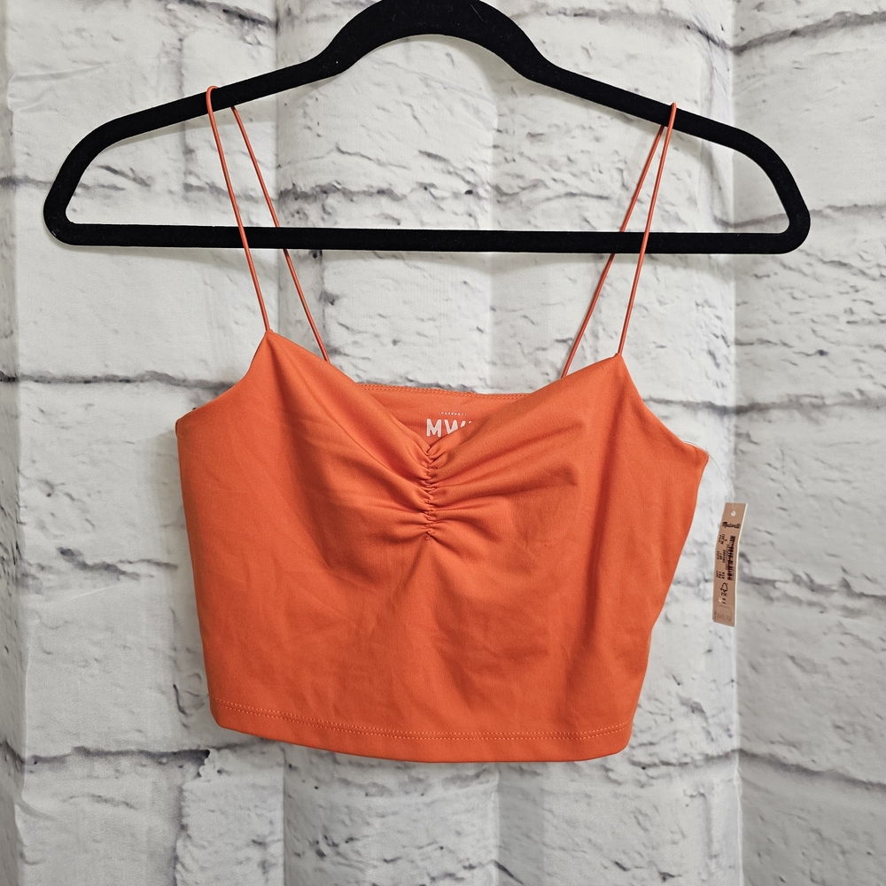 Madewell Flex Sweetheart Crop Tank Top